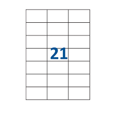 Etiquettes Boost Office - A4 - 97 x 42,4 mm