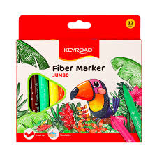 Boite de 12 Feutre de Fibre Jumbo