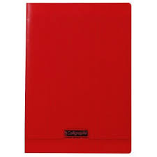Cahier Pique Rouge Poylpro 21*29.7 Seyes 70Grs