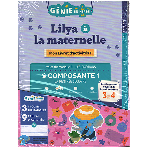 Génie en Herbe préscolaire - PS 3-4 ans (3 Projets thématiques + 9 cahiers d'activités)