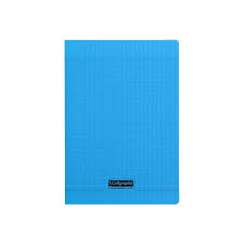 CAHIER 192P 21*29.7 POLY PIQUE SEYES 90G BLEU