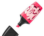 Surligneur pointe large - STABILO - Rose - BOSS MINI by Snooze One