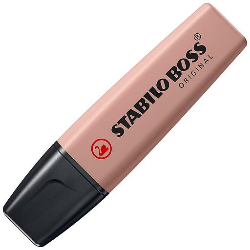 Surligneur pointe large - STABILO - Marron glacé - BOSS ORIGINAL