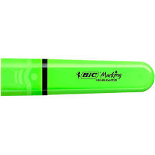 Surligneur Bic Vert Fluo