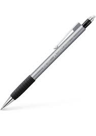 Porte Mine Grip 0.7 MM Silver