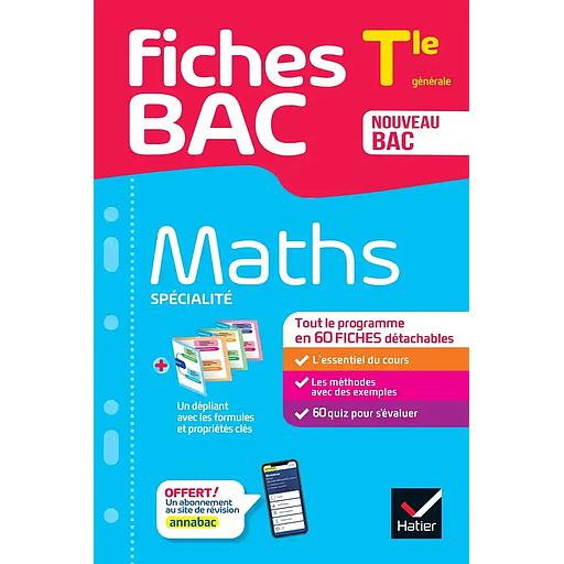 Maths spécialité Tle générale