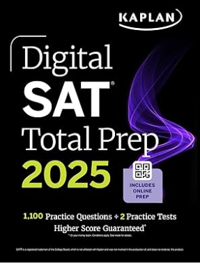 Digital SAT Total Prep 2025: Includes 2 Full Length Practice Tests, 1,000+ Practice Questions + 1 Year Access to Online Quizzes and Video Instruction