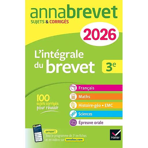 L'intégrale du brevet 3e