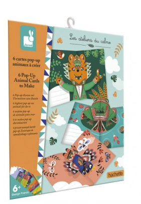 6 Cartes Pop-Up Animaux à Créer