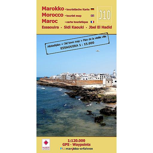Carte Touristique J10: Essaouira - Sidi Kaouki - Jbel El Hadid