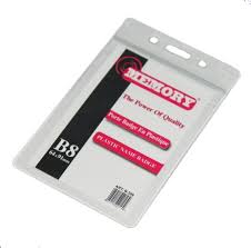 Porte Badge en Plastique Memory - B8 62X91mm