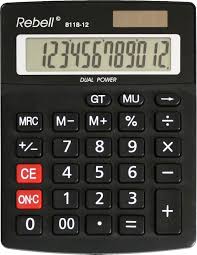 Calculatrice de Bureau 12 Digits Deli
