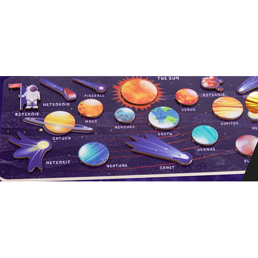 Wooden Solar System Puzzle