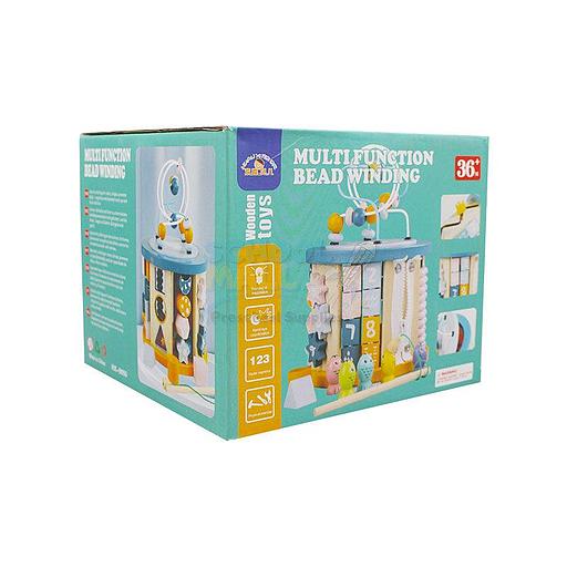 Multifunction Bead Winding Jeux éducatif لعبة منتسوري متعددة الوظائف