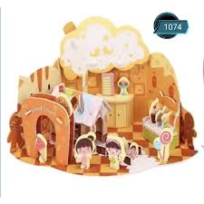 3D Paper Model Puzzle