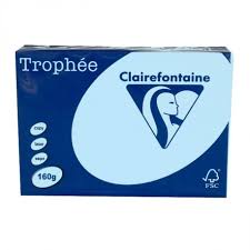 Paquet de 250 feuilles Clairefontaine A4 160g Bleu