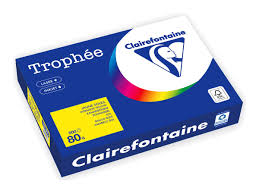 Paquet de 500 feuilles Clairefontaine A4 80g Jaune