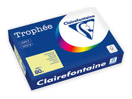 Paquet de 500 feuilles Clairefontaine A4 80g Jaune