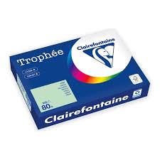 Paquet de 500 feuilles Clairefontaine A4 80g Vert Claire