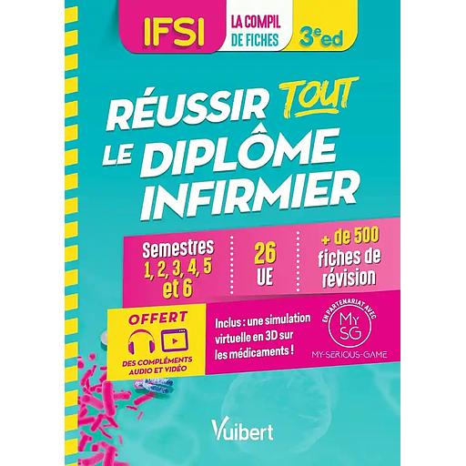 IFSI - Réussir tout le Diplôme infirmier en 500 fiches de révision