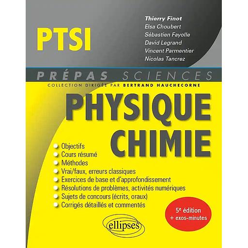 Prépas Sciences - Physique Chimie PTSI