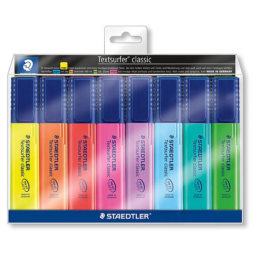 Set de 6+2 Surligneur Textliner