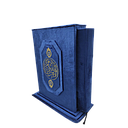 القرآن الكريم نصف جوامعي شاموا+أبيض قطيفة في علبة