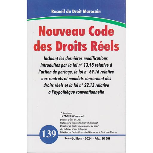 Nouveau code des droits réels n°139