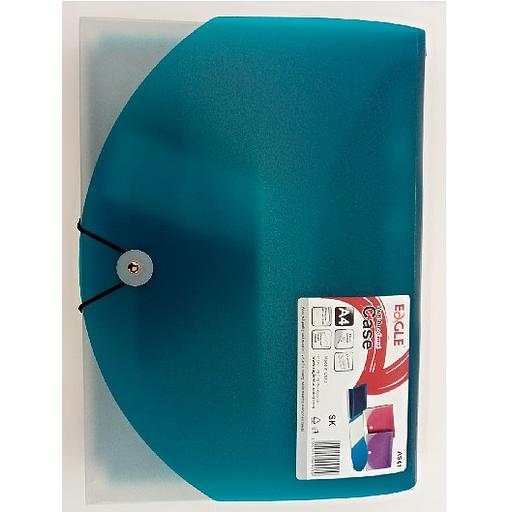 Prte  Folio Elastique  Eagle 5 DIV + 1 Bloc A941 Rouge