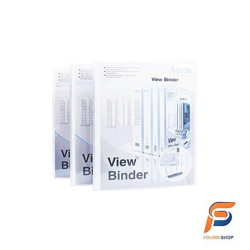 Classeur 4 anneaux Ref AO108-D 4 CM blanc