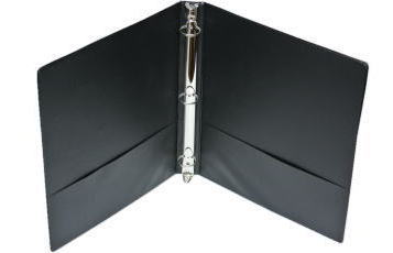Classeur 4 anneaux Personnalisable Noir 4CM