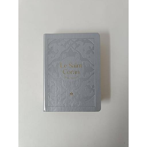 Saint Coran - Bilingue (Ar/Fr) - Poche (10x14) - Argenté - Dorure