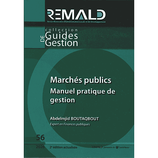 Marchés Publics Manuel pratique de gestion 56
