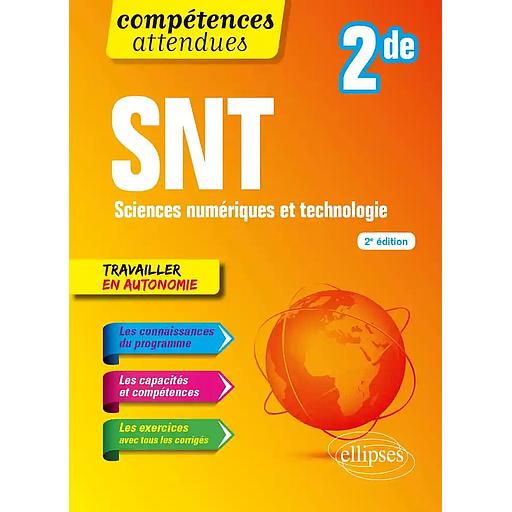 Sciences numériques et technologie 2de