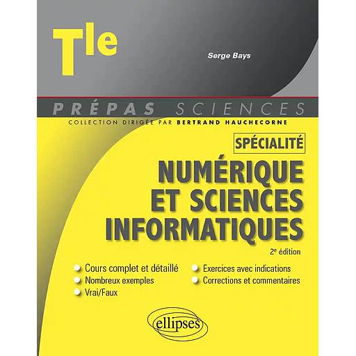 Spécialité Numérique et sciences informatiques - Terminale