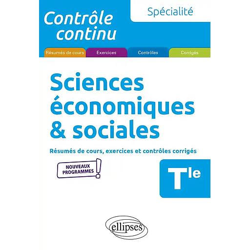 Spécialité Sciences économiques &amp; sociales Tle