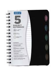 NOTEBOOK 300 PAGES DOMS A5 5 SUBJECT
