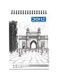 Carnet de Croquis DOMS A5 à spirale, 36 feuilles