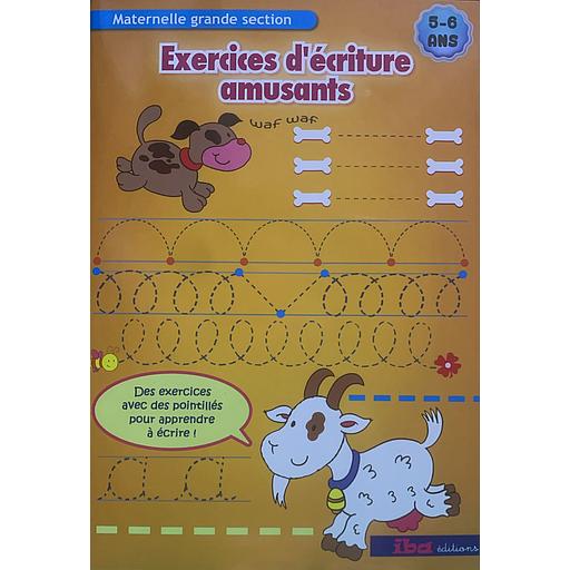 Maternelle grande section - Exercices d'écriture amusants 5-6 ans