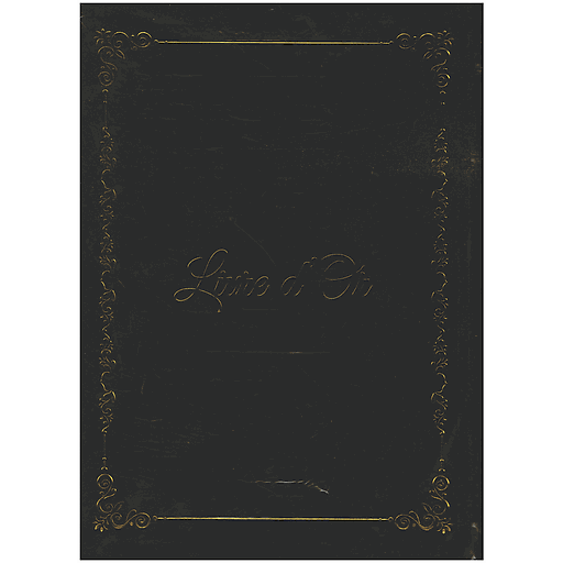 Livre D'or Noir
