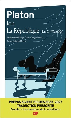 Ion - La République livre X (595a - 608b) - Prépas scientifiques 2026-2027