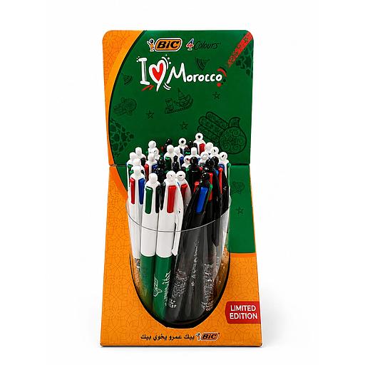 Stylo Bic 4 Couleur Morocco