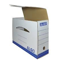 Boite Archive Algo GM Ondule Dos 13.5 CM