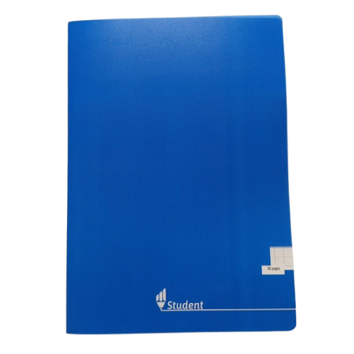 Cahier Pique 96P 21*29.7 70G Polypro Bleu