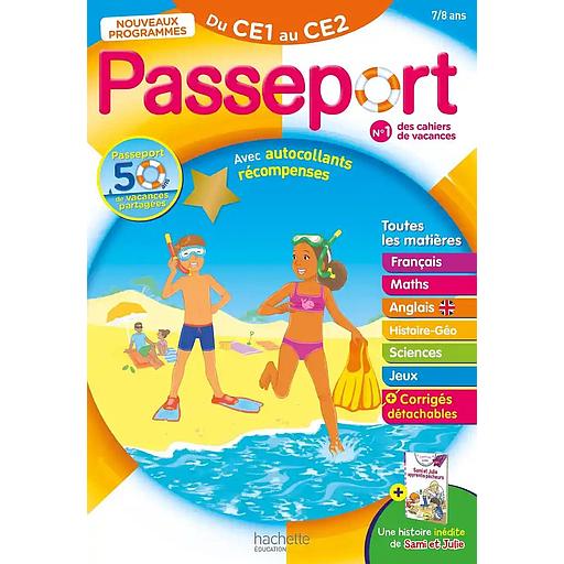 Passeport Toutes les matières du CE1 au CE2