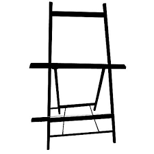 [111111123581] Support Tableau Métal Noir