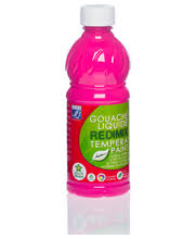 Peinture Gouache Lefranc & Bourgeois  - Rose - 500ml
