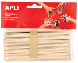 [13268] Sachet de 40 Bàtonnets en Bois