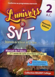 L'univers de SVT 2ème AC 2019