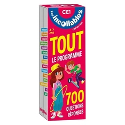 Les incollables CE1 - Tout le programme - 7/8 ans 2018